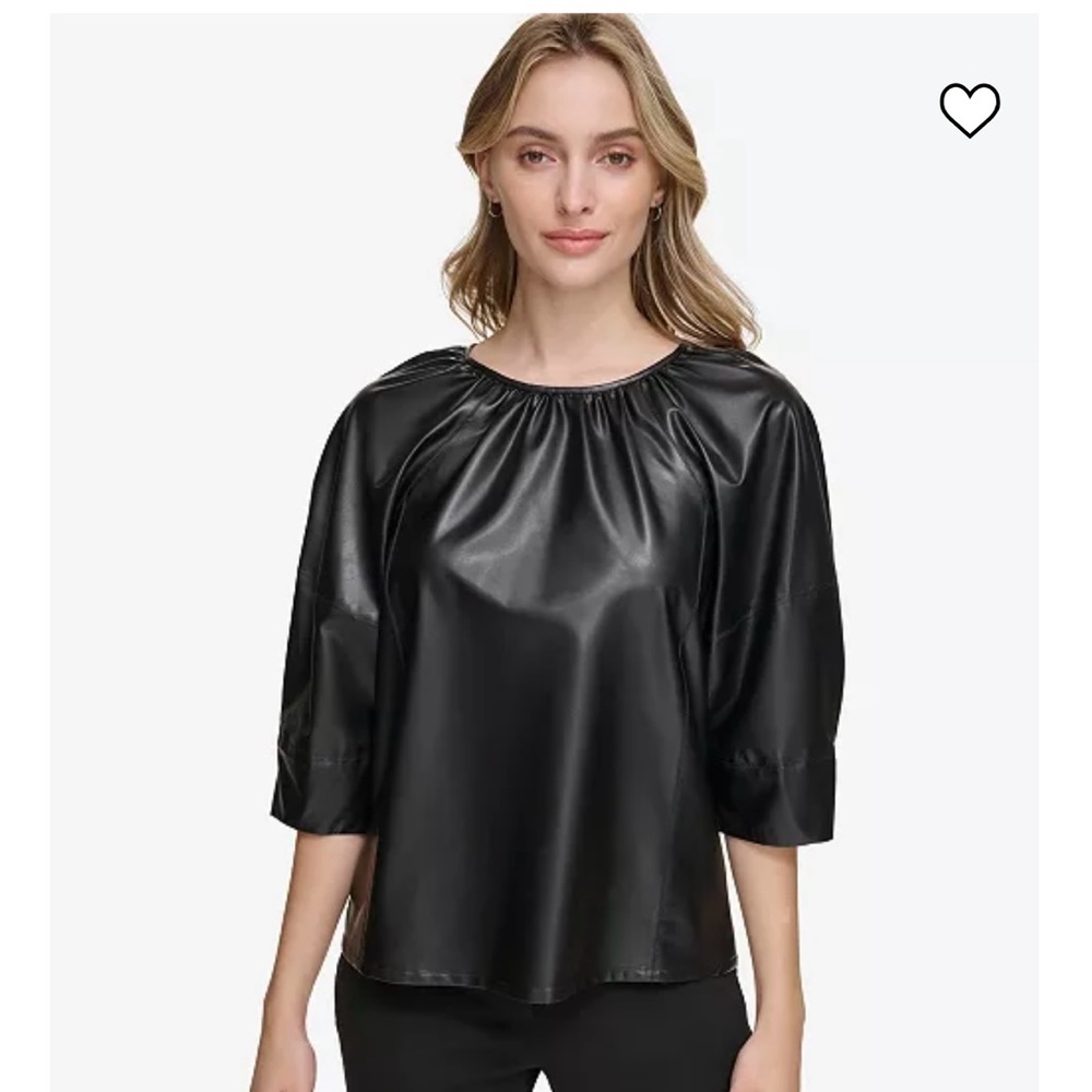Calvin Klein leather top.